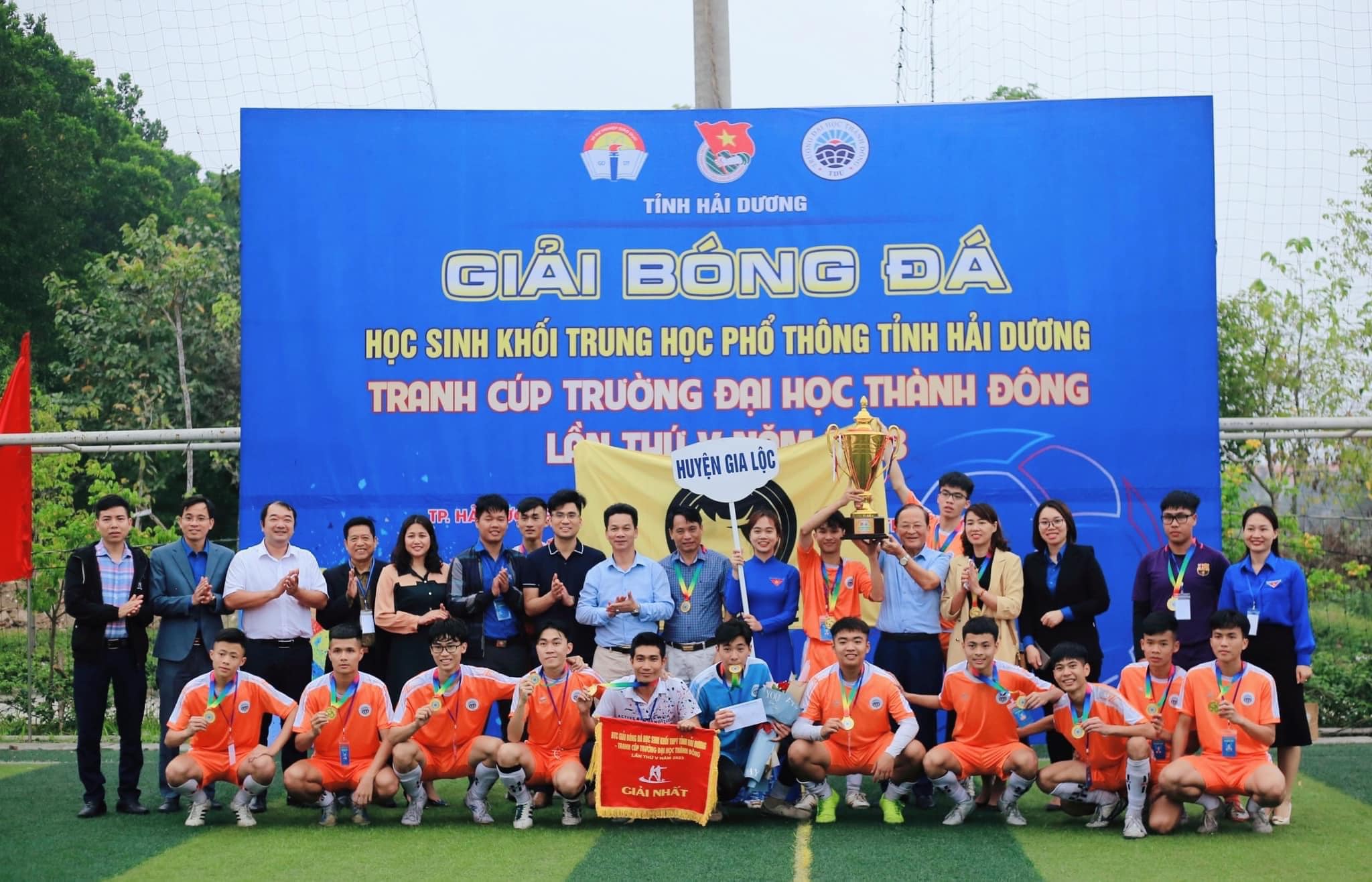 Huyện Gia Lộc vô địch Giải bóng đá học sinh khối THPT năm 2023